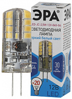  Лампочка светодиодная ЭРА STD LED JC-2,5W-12V-840-G4 G4 2,5Вт капсула нейтральный белый свет