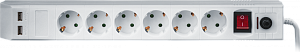  Удлинитель с сетевым фильтром 6х1.8м с заземл. 16А IP20 71 864 NSP-USB-06-180-ESC-3х1 3х1 Navigator 71864