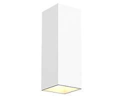  Светодиодный светильник VARTON WL-Cube настенный10 Вт 4000 K 80х80х230 мм угол 60° IP54 RAL9010 белый муар