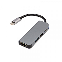  Разветвитель USB Type-C на 4 порта: 1xHDMI/2xUSB/1xType-C PD REXANT