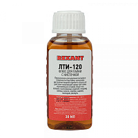  Флюс для пайки, ЛТИ-120, 30мл, с кисточкой, флакон REXANT
