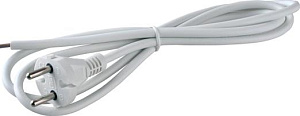  Volsten S-LR4 (Сетевой кабель белый ПВС2х1 с универсальной вилкой, 2200Вт, 10А, без земли, 1.5 м)