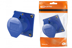 Розетка 423 скрытая 2Р+РЕ 32А 220В IP44 TDM