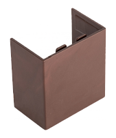  Соединитель (20x10) (4 шт) темное дерево EKF-Plast