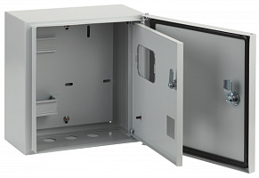  Корпус металлический ЩУ-1/1-1 IP54 ЭРА 2-х дверный (310х300х150) У2 серый