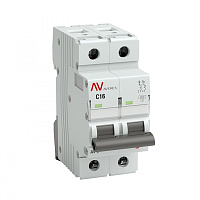  Выключатель автоматический AV-6 DC 2P 16A (C) 6kA EKF AVERES