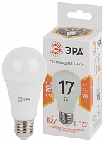  Лампочка светодиодная ЭРА STD LED A60-17W-827-E27 E27 / Е27 17Вт груша теплый белый свет