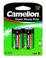  Camelion Green R14 BL-2 (R14P-BP2G, батарейка,1.5В)
