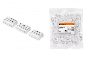  Клемма пружинная соединительная КСП5-3L+N+PE, 16 A TDM