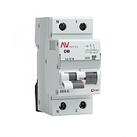  Дифференциальный автомат DVA-6 1P+N 40А (C) 100мА (A) 6кА EKF AVERES