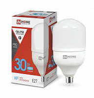  Лампа светодиодная LED-HP-PRO 30Вт 230В Е27 6500К 2850Лм IN HOME