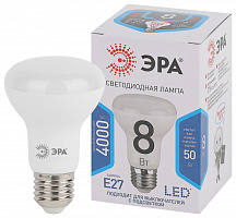  Лампочка светодиодная ЭРА STD LED R63-8W-840-E27 Е27 / Е27 8Вт рефлектор нейтральный белый свет