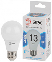  Лампочка светодиодная ЭРА STD LED A60-13W-840-E27 E27 / Е27 13 Вт груша нейтральный белый свет