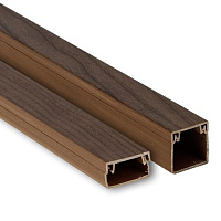  Канал кабельный (12x12) (120 м) темное дерево EKF-Plast