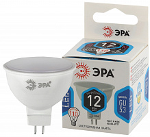  Лампочка светодиодная ЭРА STD LED MR16-12W-840-GU5.3 GU 5.3 12 Вт софит нейтральный белый свет