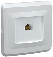  VEGA Розетка 1-местная компьютерная RJ45 кат.5е РК10-ВБ белый IEK