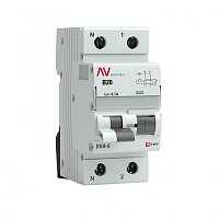  Дифференциальный автомат DVA-6 1P+N 20А (B) 100мА (AC) 6кА EKF AVERES
