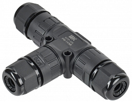  Коннектор кабельный герметичный WTP-106 3 PIN IP68 IEK