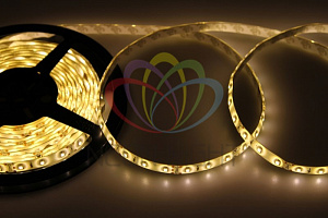  Лента светодиодная 12В, SMD2835, 4,8Вт/м, 60 LED/м, 3000К, 10мм, 5м, IP65 LAMPER