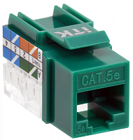  ITK Модуль Keystone Jack кат.5E UTP 110 IDC 90град зелёный