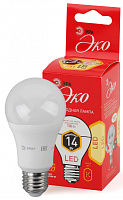  Лампочка светодиодная ЭРА RED LINE ECO LED A60-14W-827-E27 Е27 / E27 14Вт груша теплый дневной свет