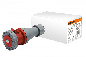  Розетка кабельная IP67 125А 3Р+РЕ+N 380В TDM