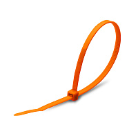  Стяжка нейлоновая КСС «Float» 5х200 (оранж) (100шт) (Fortisflex)