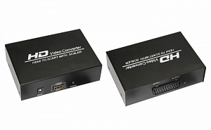  Конвертер HDMI на SCART, металл REXANT