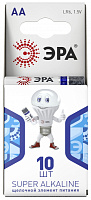  Батарейки ЭРА LR6-10BL компактный SUPER Alkaline (100/600/18000)