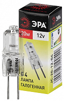  Лампочка галогенная ЭРА G4-JC-20W-12V G4 20Вт капсула теплый белый свет