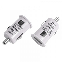  Автозарядка в прикуриватель USB (АЗУ) (5 V, 1000 mA) белая REXANT