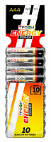  Батарейки Трофи LR03-10BL ENERGY POWER Alkaline (100/800/40000)