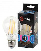  Лампочка светодиодная ЭРА F-LED A60-11W-840-E27 Е27 / Е27 11Вт филамент груша нейтральный белый свет