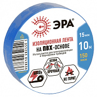  Изолента ЭРА ET1510BLUE ПВХ 15мм х 10м синяя