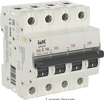  ARMAT Автоматический выключатель M10N 4P C 10А IEK