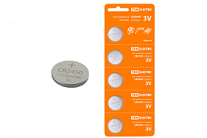  Элемент питания CR2450 Lithium 3V BP-5 TDM