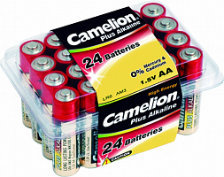  Camelion Plus Alkaline LR6 PB-24 (LR6-PB24, пальчиковая батарейка АА 1.5В)