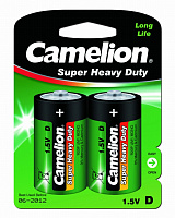  Camelion Green R20 BL-2 (R20P-BP2G, батарейка,1.5В)