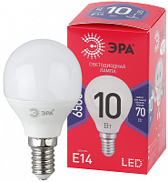  Лампочка светодиодная ЭРА RED LINE LED P45-10W-865-E14 R E14 / Е14 10Вт шар холодный дневной свет