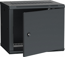  ITK Шкаф LINEA W 6U 600х450мм дверь металл черный RAL9005