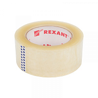  Скотч упаковочный 48мм х 50мкм, прозрачный, рулон 150м REXANT