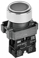  Кнопка управления LA167-BAF21 d=22мм 1NO черная IEK
