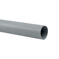  Труба гладкая ПВХ жесткая d40 мм (3 м) (57 м/уп) серая EKF-Plast