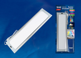  ULI-F42-7,5W/RGB/RC/DIM SENSOR IP20 SILVER  Панель линейная светодиодная ультратонкая, с бесконтактным выключателем, диммер, пульт ду. 460х120х11мм. 2