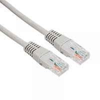  Шнур коммутационный, патч-корд U/UTP RJ45-RJ45, CAT 5e, LSZH серый, 5м REXANT 