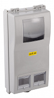  Корпус пластиковый навесной ЭРА ЩУРн-П 3/8 (КДЕ-З) (485х240х140) IP54 серый