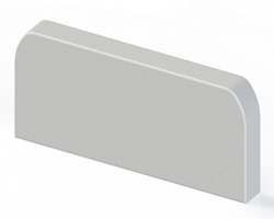  Заглушка (105x50) (2 шт) белый EKF C-Line