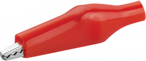  Зажим "крокодил" 5А 80 872 OAC-5A-40-R25 красн. ОНЛАЙТ 80872