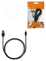  Дата-кабель, ДК 3, USB - Lightning, 1 м, черный, TDM