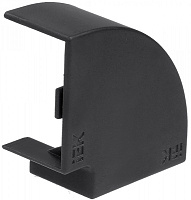  ELECOR Поворот 90град КМП 60х40 черный (4шт/компл) IEK